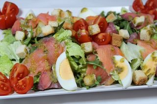 Salada Salmão Fumado