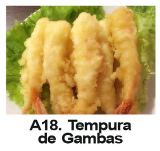A18. Tempura de Gambas