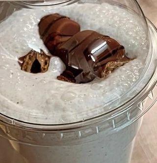 Milkshake con Kinder Bueno