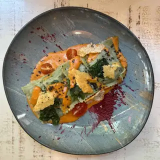 RAVIOLI DE ESPINACA Y RICOTTA
