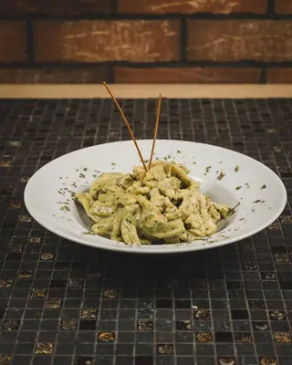 Pollo e pesto pasta