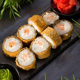 შემწვარი როლი ორაგულით