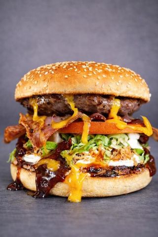 14. Bacon & cheddar burger