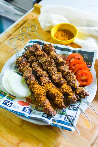 Beef Suya with Yaji