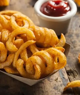 8 Curly fries crispy e crunchy grande