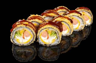 Теплий рол з креветкою (8шт/340г)