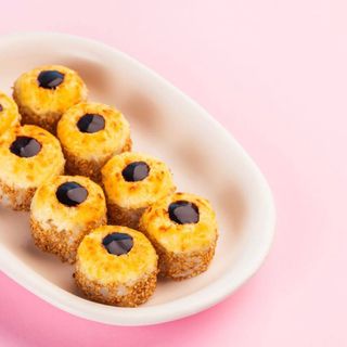 Запечений сирний з лососем