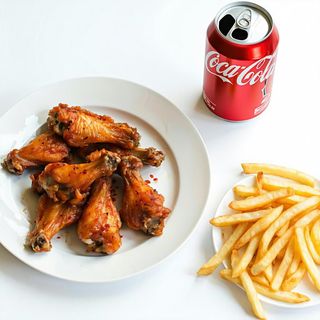 Menù alette di pollo