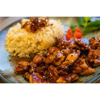Teppanyaki de pollo