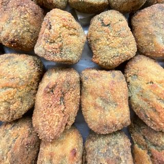 Croquetas de espinacas y jamón ibérico 