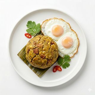 Bolón Con 2 Huevos