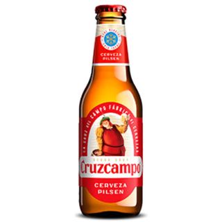 Cerveza Botellín Cruzcampo (330 Ml.)