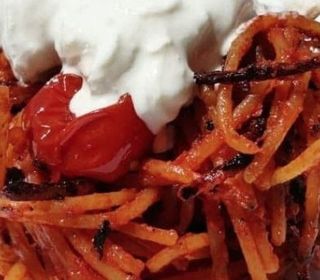 Spaghetti assassina con stracciatella