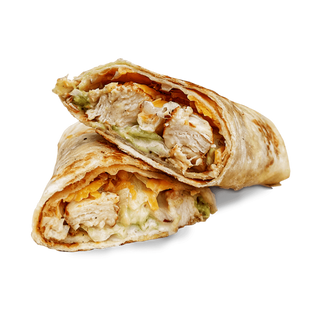 Бурито с Пиле с домашни картофки и Coca Cola