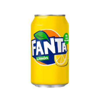 Fanta Limón lata 330ml.