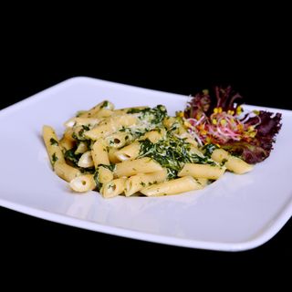 Makaron ze szpinakiem