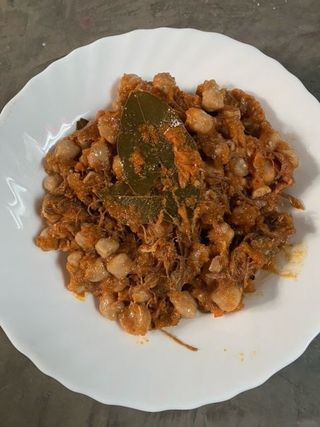 Garbanzos con cola de toro