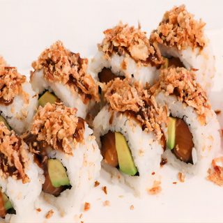 Uramaki oriente con salmone roll e cipolla - 8 pezzi