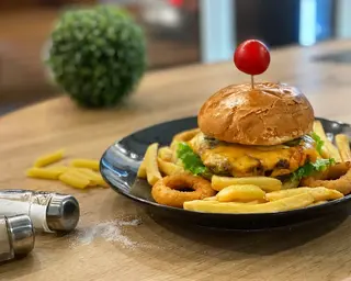 Green burger