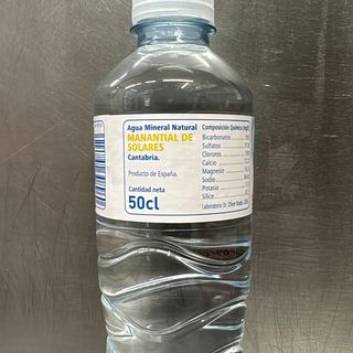 Agua Mineral Botella