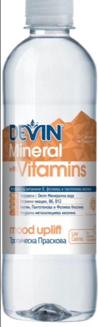 Вода с витамини тропическа праскова (425мл)