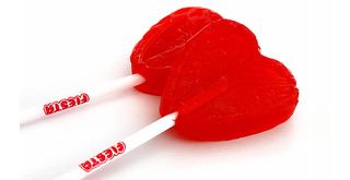 Piruleta Corazón Fiesta 13 grs. · Pack de 4 unidades