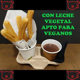 Churros Con Chocolate - APTO VEGAN@S