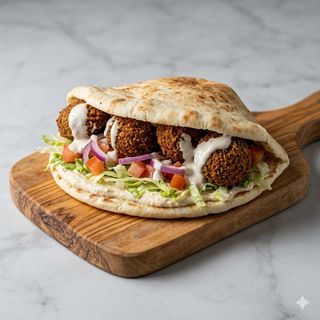 Panino falafel