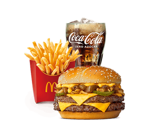 McMenú Doble Philly Cheese Stack