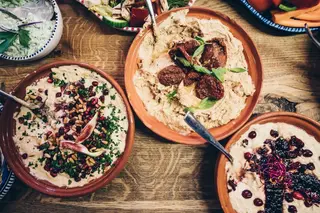 Hummus z suszonymi pomidorami