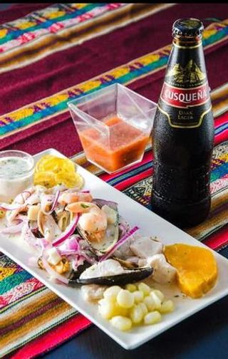 Ceviche De Pescado y Mariscos