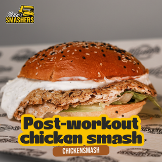 Post-workout chicken smash
