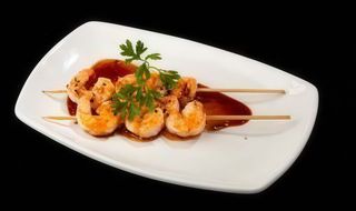 91. Teppanyaki di gamberi - 5 pezzi