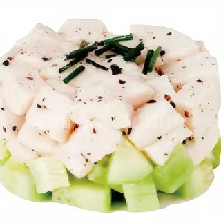 76. Tartar pez mantequilla con aguacate