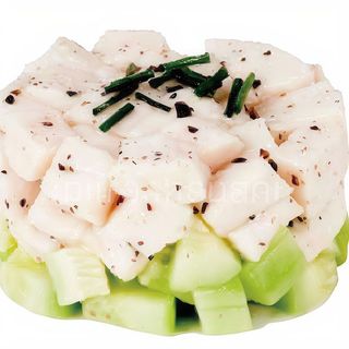 76. Tartar pez mantequilla con aguacate