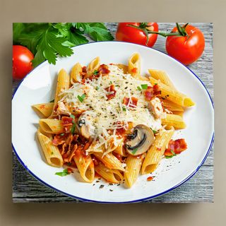 Penne gratinate