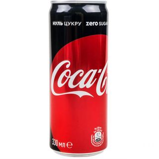 Напій Coca-cola  ZERO (0,330л) ж/б.