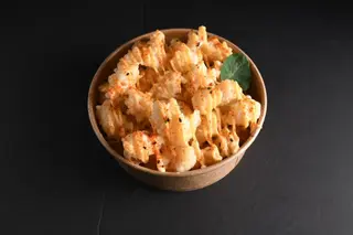 Shrimp tempura popcorn