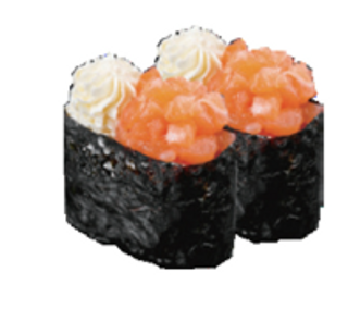 35.Gunkan Salmón Queso  (2 Pzs.)