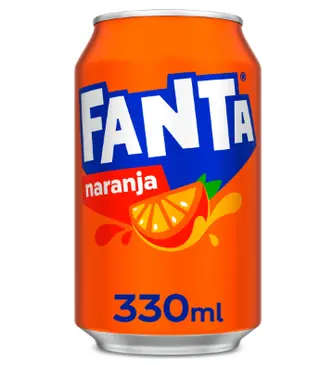 Aquarius Naranja Lata 330ml.