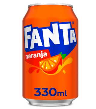 Aquarius Naranja Lata 330ml.