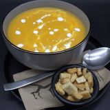 Картофена крем супа с крутони и кашкавал (300г)