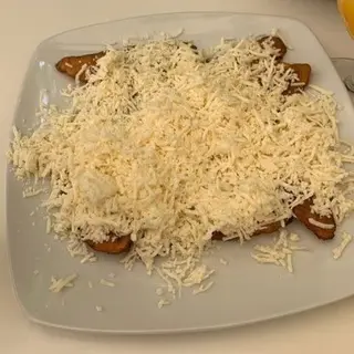 Patacón Con Queso Blanco, (Ración)