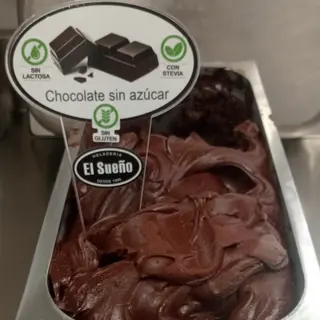 CHOCOLATE SIN AZÚCAR ( stevia ), SIN GLUTEN, SIN LACTOSA