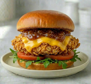 Burger La De Pollo Crujiente