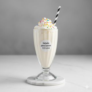 Batido Cremoso De Helado Y Leche