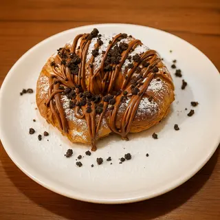Croissant relleno de Nutella