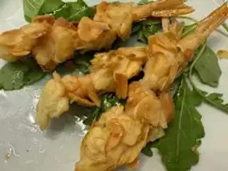 Tempura di mandorle