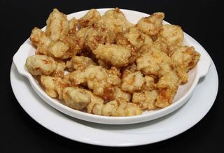 შემწვარი ორაგული სეზამის მარცვლებით, G6