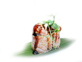 120 A Gunkan salmone scottato 2 pezzi